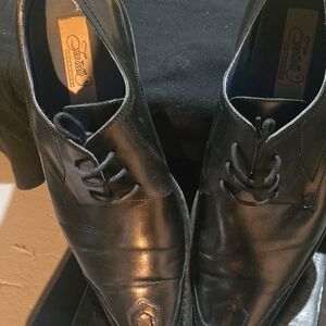 Florsheim Classic Black Leather Derbys
